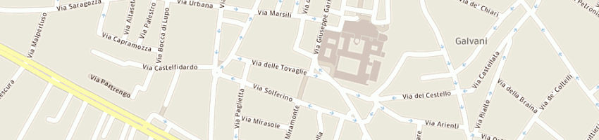 Mappa della impresa studio centro esse gi a di nardi mirella e c sas a BOLOGNA