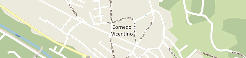 Mappa della impresa savio giorgio e giampaolo (snc) a CORNEDO VICENTINO