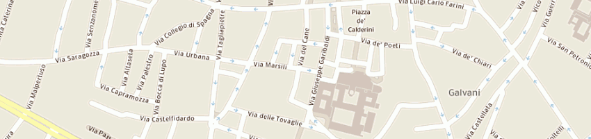 Mappa della impresa nuova cabell srl a BOLOGNA
