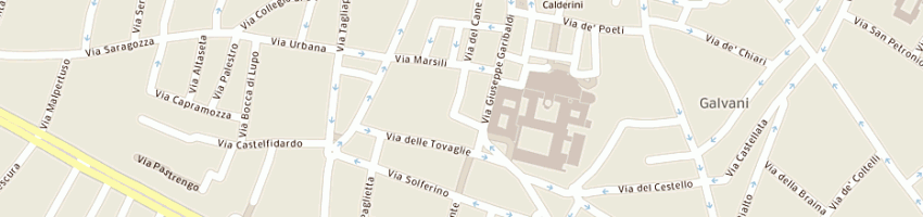 Mappa della impresa progetto meeting snc a BOLOGNA