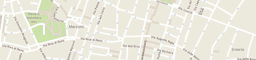 Mappa della impresa centro acustico italiano sas a BOLOGNA