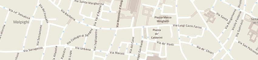 Mappa della impresa banca di bologna credito cooperativo scrl a BOLOGNA
