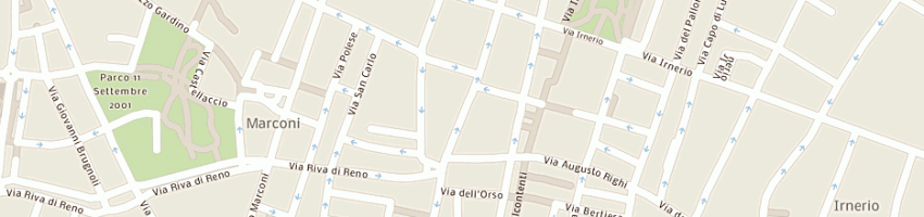 Mappa della impresa studio dentistico dott andrea mazzi a BOLOGNA