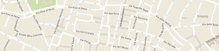 Mappa della impresa studio elaborazione sas di caliandro pieralberto e c a BOLOGNA