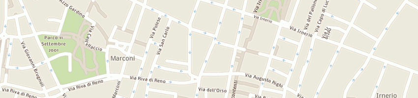 Mappa della impresa mongardi anna grazia a BOLOGNA
