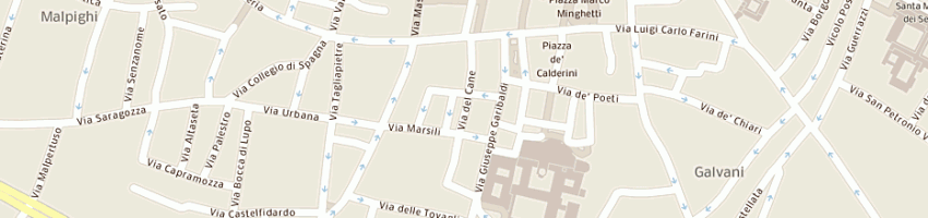 Mappa della impresa societa' immobiliare residenze agresti ss di roda enrico e c a BOLOGNA