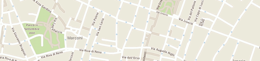 Mappa della impresa bucci andrea a BOLOGNA