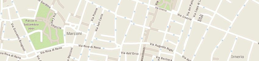 Mappa della impresa amministrazione amenta snc a BOLOGNA