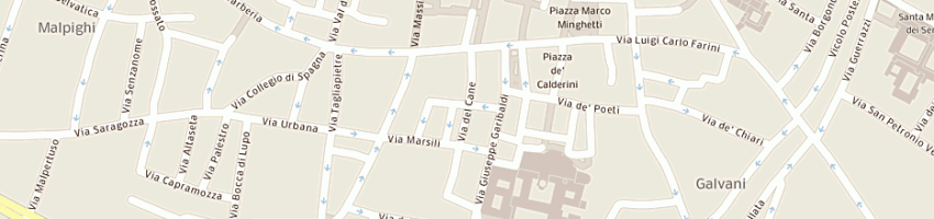Mappa della impresa net service srl a BOLOGNA