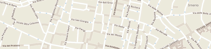 Mappa della impresa big tours travel service sas di fiorin paola e c a BOLOGNA