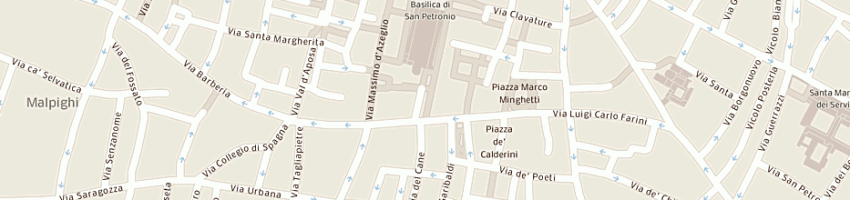 Mappa della impresa librerie feltrinelli a BOLOGNA