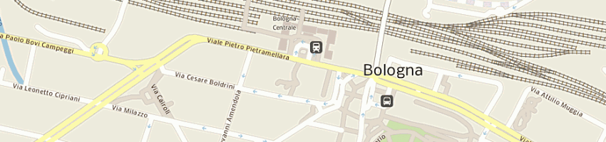 Mappa della impresa sofitel gestioni alberghiere italia srl a BOLOGNA