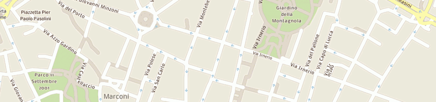 Mappa della impresa fiocchi geom giuseppe srl a BOLOGNA