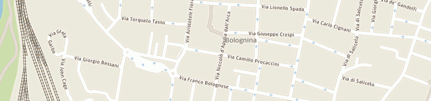 Mappa della impresa ada snc di gianni borghi a BOLOGNA