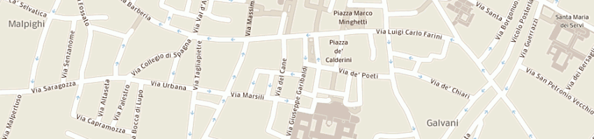 Mappa della impresa centro contabile gubellini sas di gherardi donatella e c a BOLOGNA
