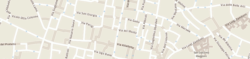 Mappa della impresa fondazione del monte di bologna e ravenna a BOLOGNA