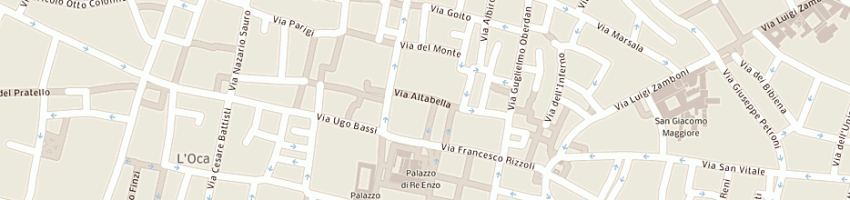 Mappa della impresa zurla natale di bertusi andrea e c societa' in accomandita semplice a BOLOGNA