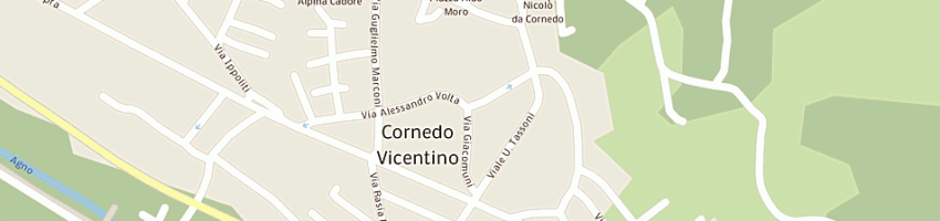 Mappa della impresa bar pozza di vencato paolo e c sas a CORNEDO VICENTINO
