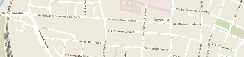 Mappa della impresa martini sas di martini arrigo e c a BOLOGNA