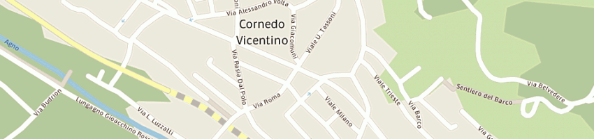 Mappa della impresa cariolato francesco e c (snc) a CORNEDO VICENTINO