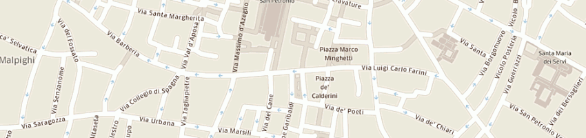 Mappa della impresa nhs spa a BOLOGNA