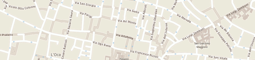 Mappa della impresa istituto diocesano sostentamento clero idsc a BOLOGNA