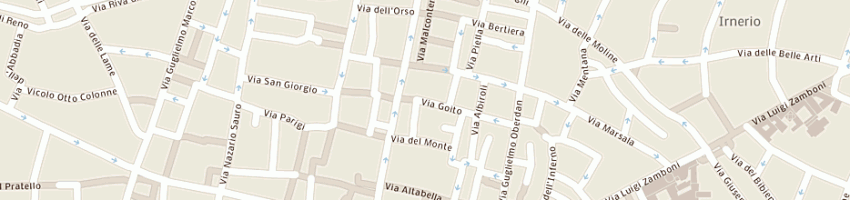 Mappa della impresa gioielleria casolani a BOLOGNA