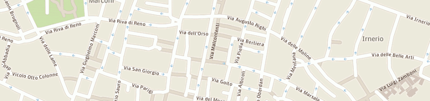 Mappa della impresa miami beach (srl) a BOLOGNA