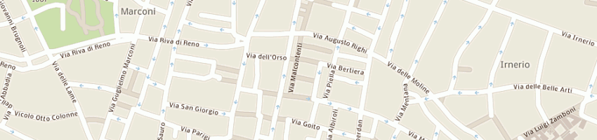 Mappa della impresa ada cure di bellezza (snc) a BOLOGNA