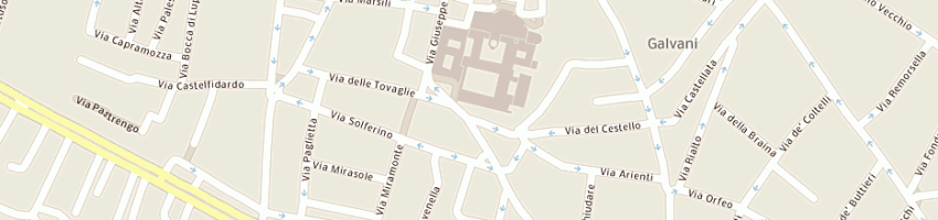 Mappa della impresa carabinieri a BOLOGNA