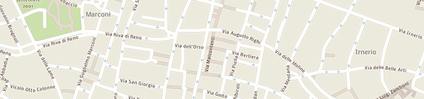 Mappa della impresa malcontenti 13 di lombardi manuel e c sas a BOLOGNA