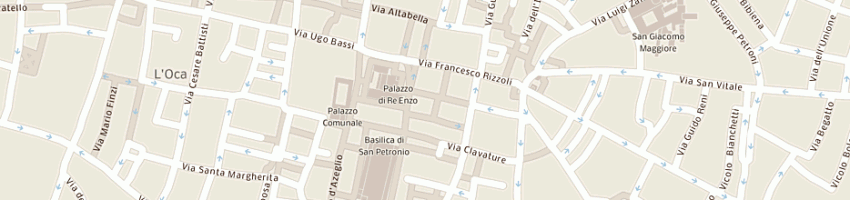 Mappa della impresa ditta gmenzani di eredi di pmenzani sas di pfantazzini e c a BOLOGNA