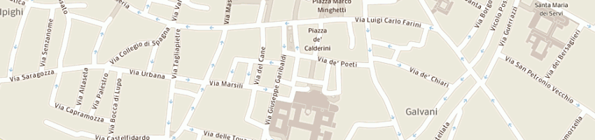 Mappa della impresa saliola antonio a BOLOGNA