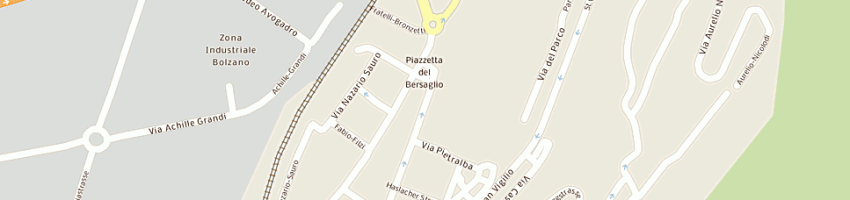Mappa della impresa salone gennari giorgio a BOLZANO