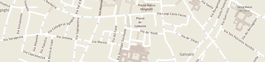Mappa della impresa primavera costruzioni srl a BOLOGNA