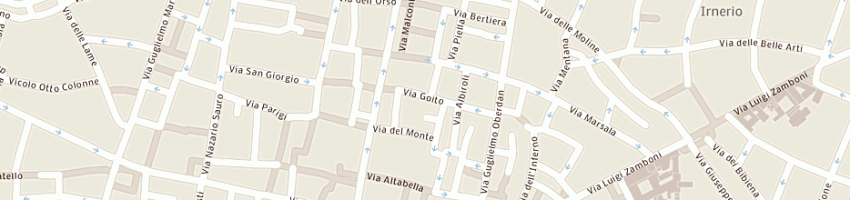 Mappa della impresa pasetti andrea a BOLOGNA