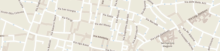 Mappa della impresa berardi daniela a BOLOGNA