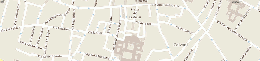 Mappa della impresa istituto carlo tincani a BOLOGNA