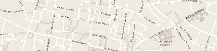 Mappa della impresa centro italiano femminile a BOLOGNA