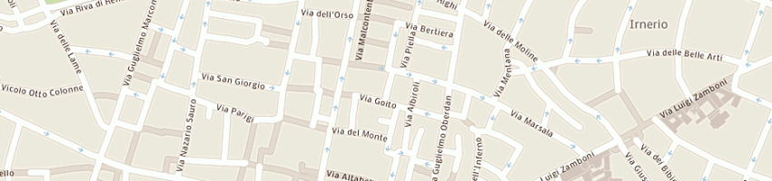 Mappa della impresa regno franco a BOLOGNA