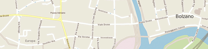 Mappa della impresa caffe' zingerle pasticceria a BOLZANO