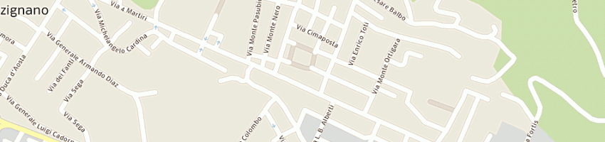 Mappa della impresa carabinieri a ARZIGNANO