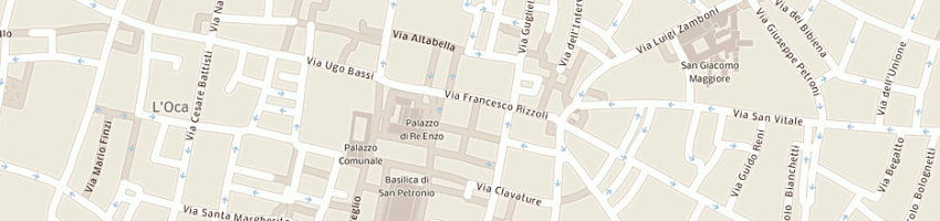Mappa della impresa geco (sas) di mondi' pietro e c a BOLOGNA
