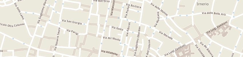 Mappa della impresa pulitura a secco goito a BOLOGNA