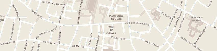 Mappa della impresa matti valentina a BOLOGNA
