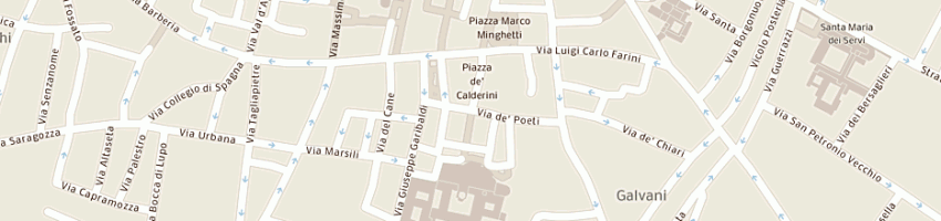 Mappa della impresa erboristeria rolandino di clo' maria grazia a BOLOGNA