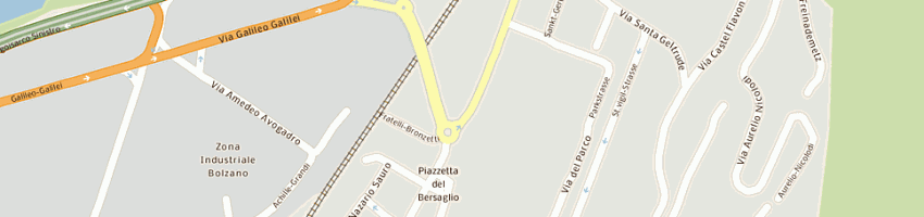 Mappa della impresa guardia di finanza a BOLZANO