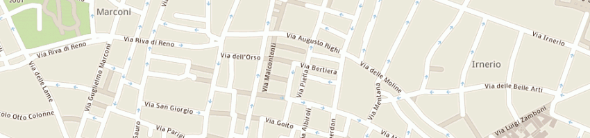Mappa della impresa hotel paradise a BOLOGNA
