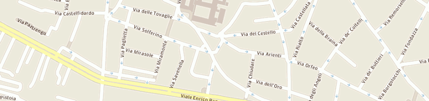 Mappa della impresa pedrazzoli marcello a BOLOGNA