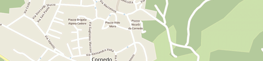 Mappa della impresa ricmat snc di peretto ivo e zaupa paola a CORNEDO VICENTINO